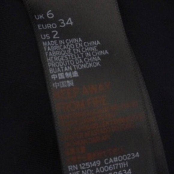 Topshop Black One Piece Underwire Swimsuit S 2 - Picture 4 of 5